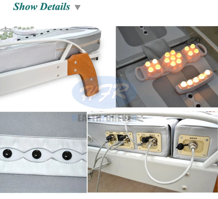 Jade Massage Bed Best Warm LCD Automatic Electric Rolling Jade Stone Thermal Heat Massage Bed Ceragem With jade bed massage