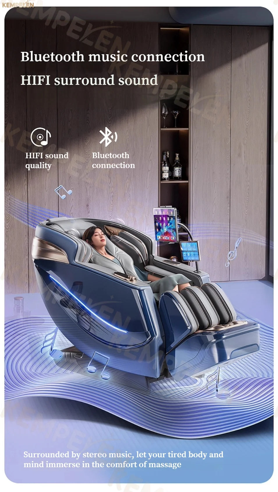 4D Full Body Massage Chair AI Voice Control Zero Gravity Thai Stretch Foot Scraping Blood Oxygen Monitor Home Relaxation