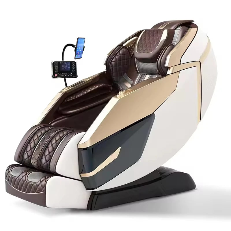 Electric Massage Chair Foot Roller Massage Lounge Chair Full Body Zero Gravity Stretching 4D Massage Chair 2025