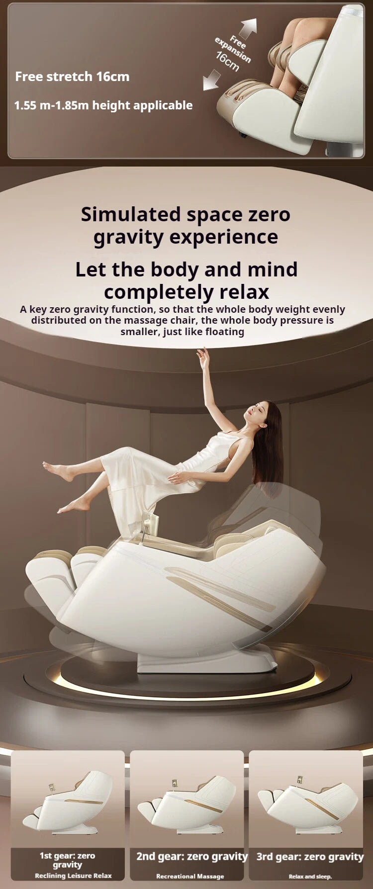 2 Year Warranty 4D SL Airbag Zero Gravity full body Massage Chair Home 3D Office Foot Roller Shiatsu Office Chair Massage Sofa