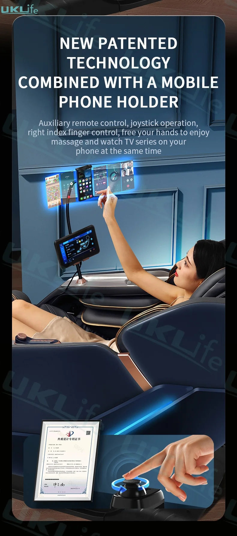 3 Year Warranty SL Track 3D Zero Gravity 4D Waist Heating Luxury Massage Chair Full body Airbag Massage Sofa Home Office Chair