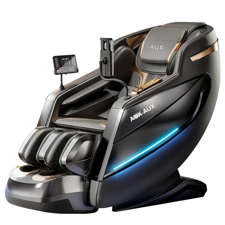 6D+6D Massage Chair Full Body Zero Gravity SL-Track Shiatsu Heating Massage Chairs with Body Scan Yoga Stretch Calf Extension