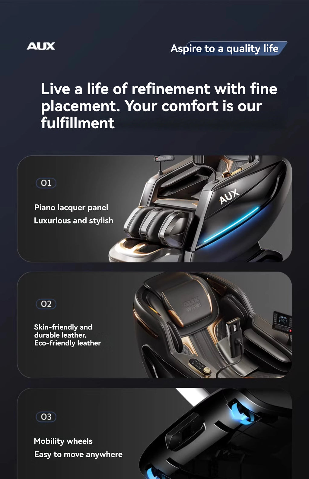 6D+6D Massage Chair Full Body Zero Gravity SL-Track Shiatsu Heating Massage Chairs with Body Scan Yoga Stretch Calf Extension