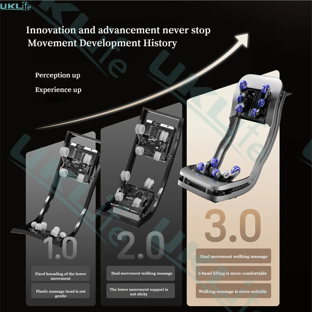 Dual Core 6D Massage Chair with SL Track, Heating Shawl, Thai Stretch & AI Voice - Full Body Zero Gravity Recliner