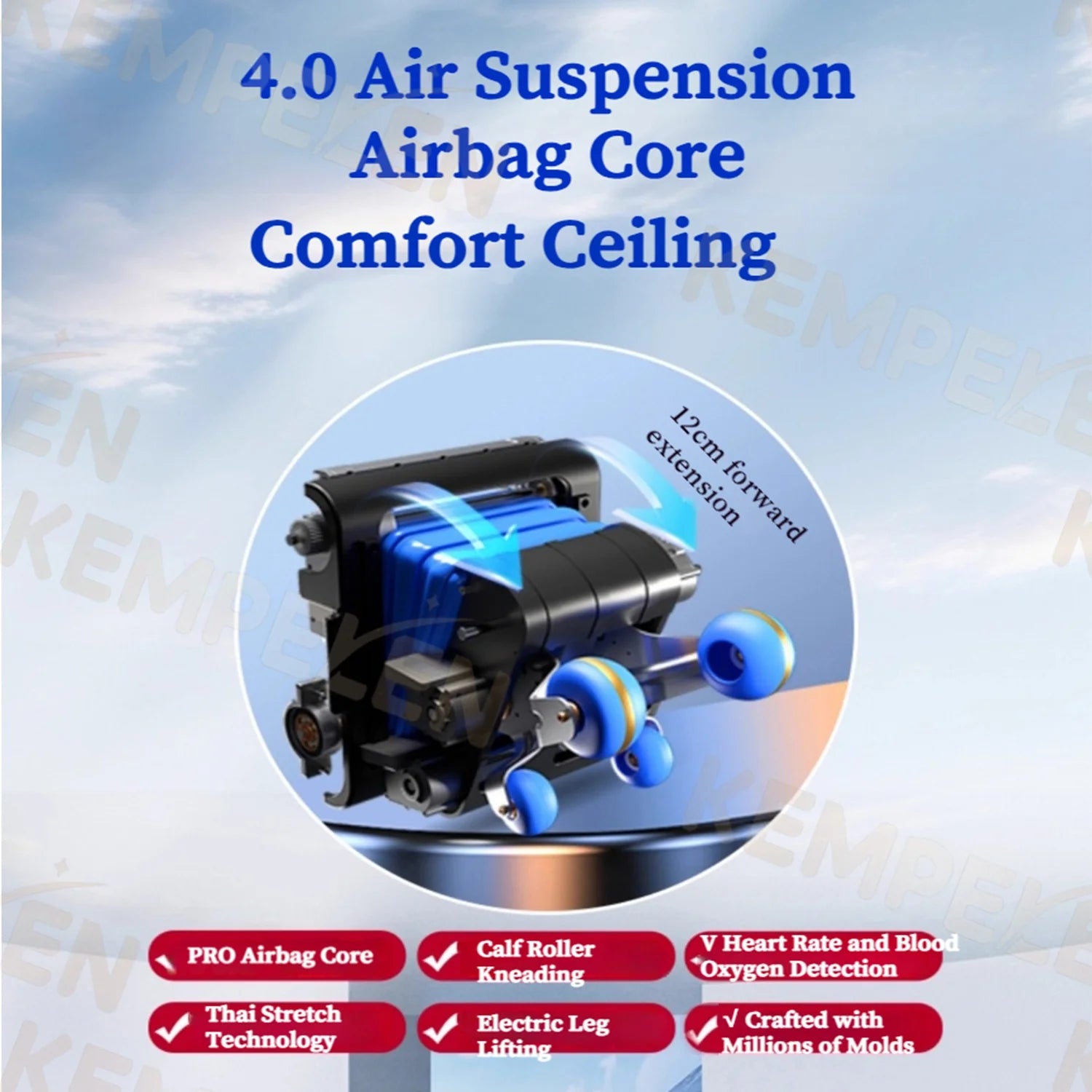 3D Massage Chair SL Track with AI Voice Control | Thai Stretch, Heating, Full Body Airbags, Foot Rollers, Bluetooth Music