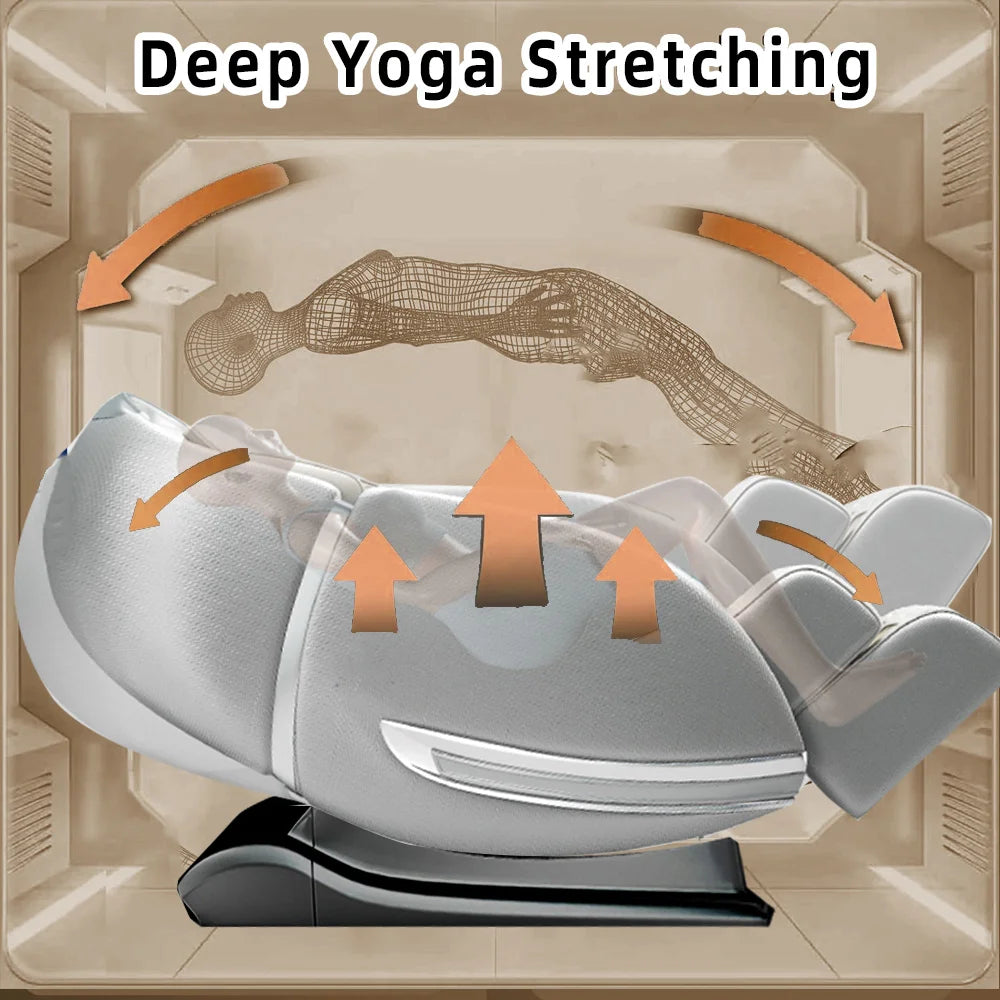 2 Year Warranty 4D SL Airbag Zero Gravity full body Massage Chair Home 3D Office Foot Roller Shiatsu Office Chair Massage Sofa