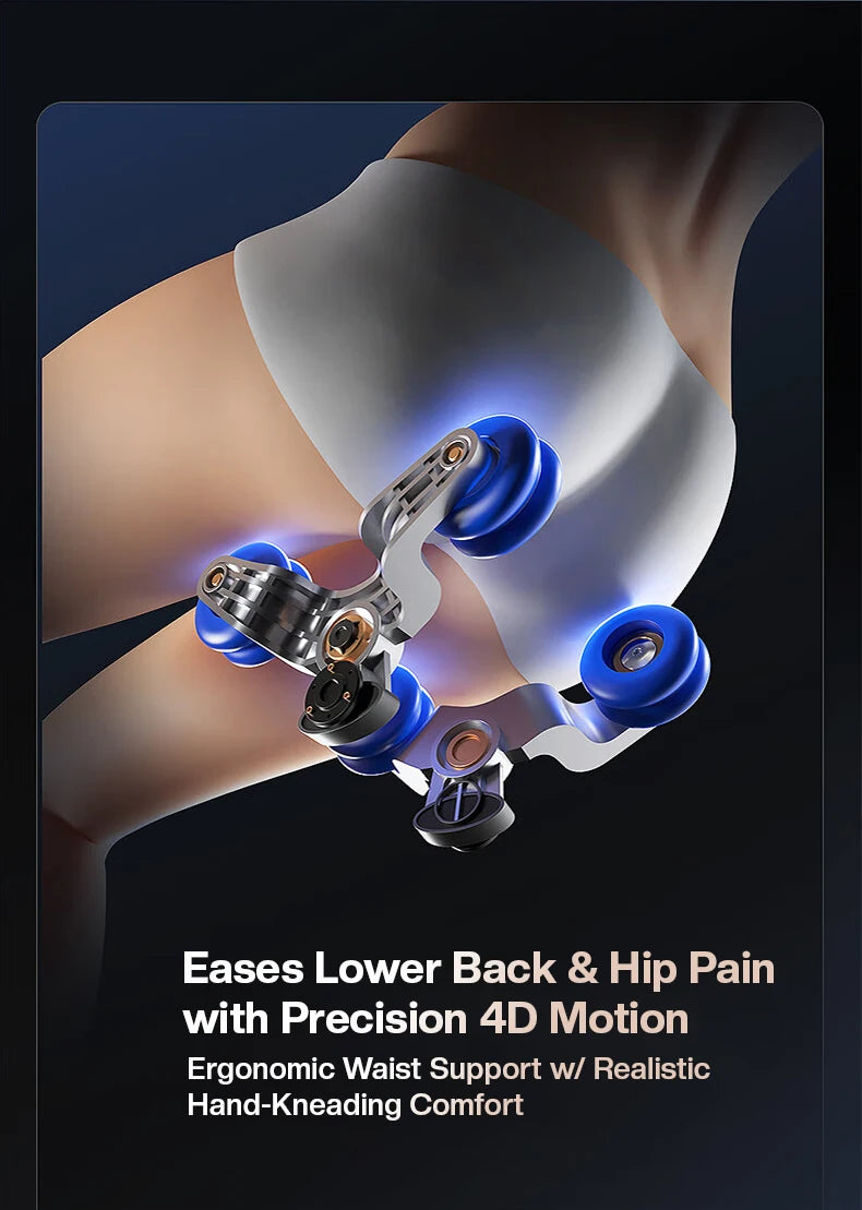 Dual Core Massage Chair Full Body 4D+3D Zero Gravity SL-Track Shiatsu Smart Massage Recliner Chairs with Body Scan, Heating