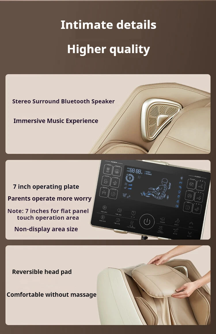 2 Year Warranty 4D SL Airbag Zero Gravity full body Massage Chair Home 3D Office Foot Roller Shiatsu Office Chair Massage Sofa