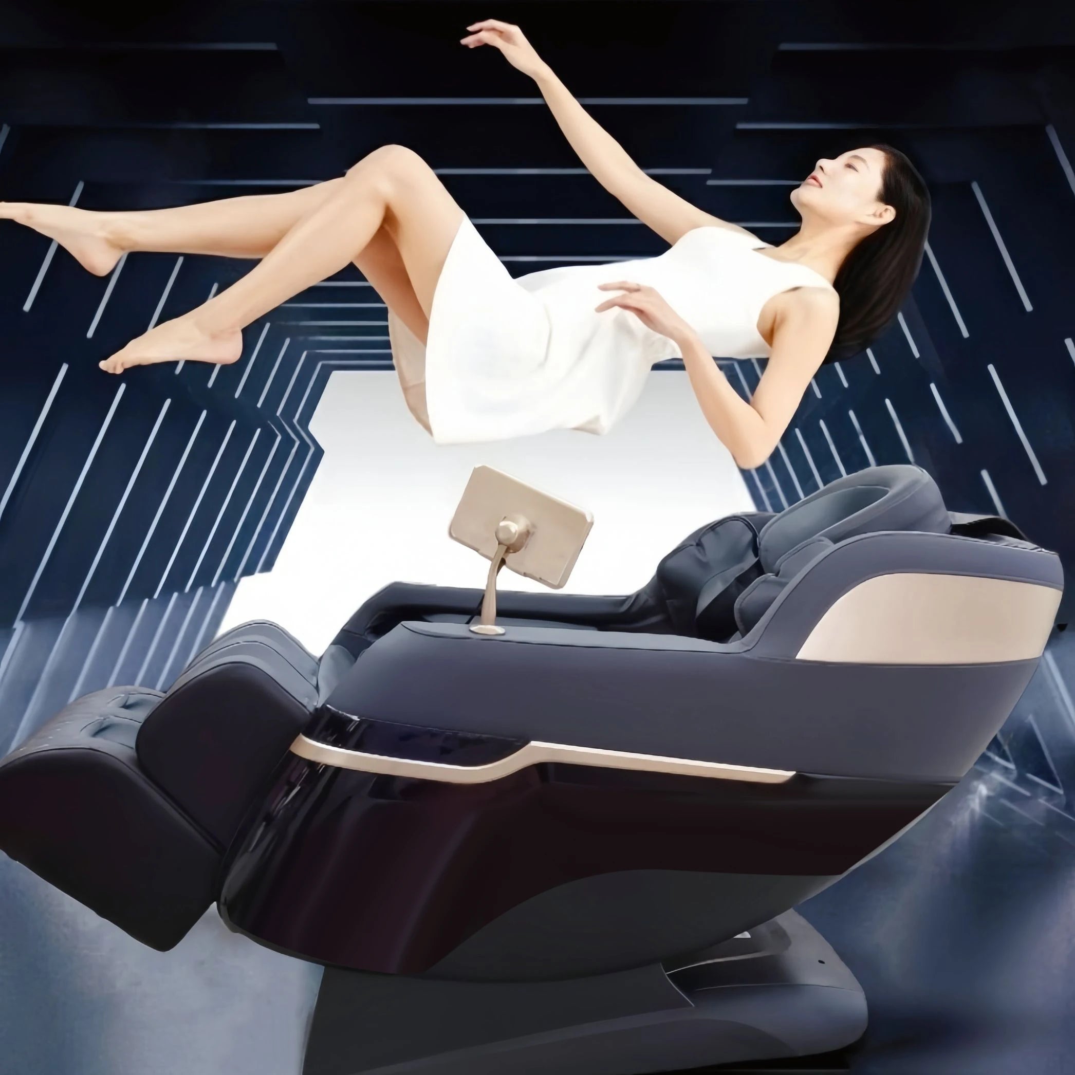 3 Year Warranty 4D SL Track Massage Chair Zero Gravity Massage Recliner Full Body Airbag Massage Sofa Touch Screen Office chair