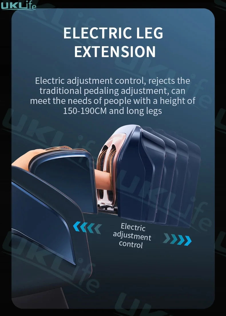 3 Year Warranty SL Track 3D Zero Gravity 4D Waist Heating Luxury Massage Chair Full body Airbag Massage Sofa Home Office Chair