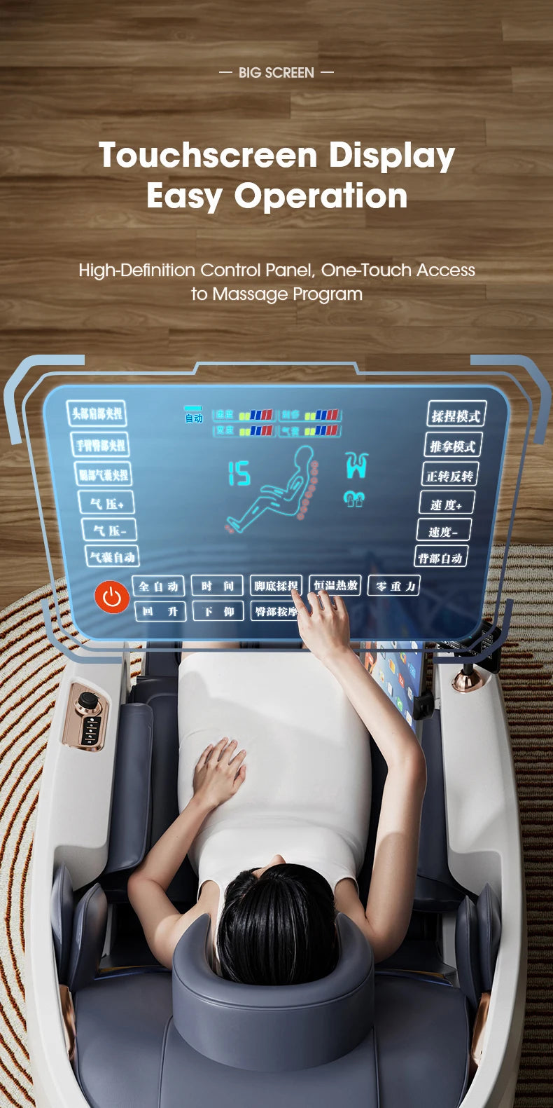 Home & Office 4D Massage Chair – Full Body SL Track, Zero Gravity, Heating, Space-Saving Design | 3-Year Warranty