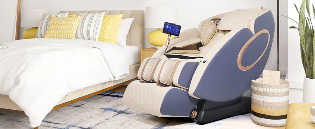 APP Control 4D Massage Chairs SL-Track Full Body Shiatsu Recliner Zero Gravity Massager with Yoga Stretching Foot Massage Roller