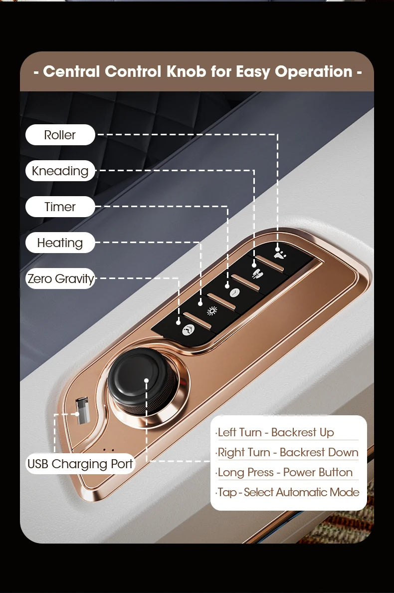 Home & Office 4D Massage Chair – Full Body SL Track, Zero Gravity, Heating, Space-Saving Design | 3-Year Warranty