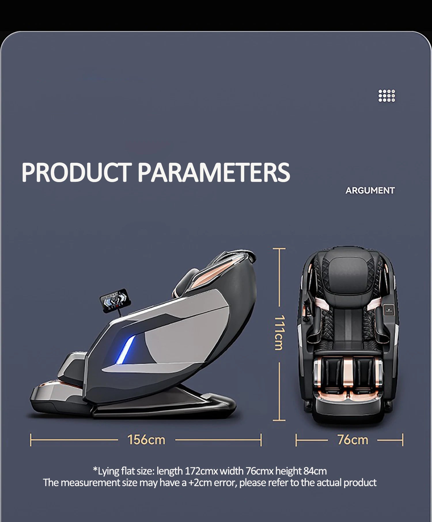 Best 4d Zero Gravity Massage Chair With SL Rail Design Full Body Airbag Massage Foot Rollers Bluetooth Audio Relaxation