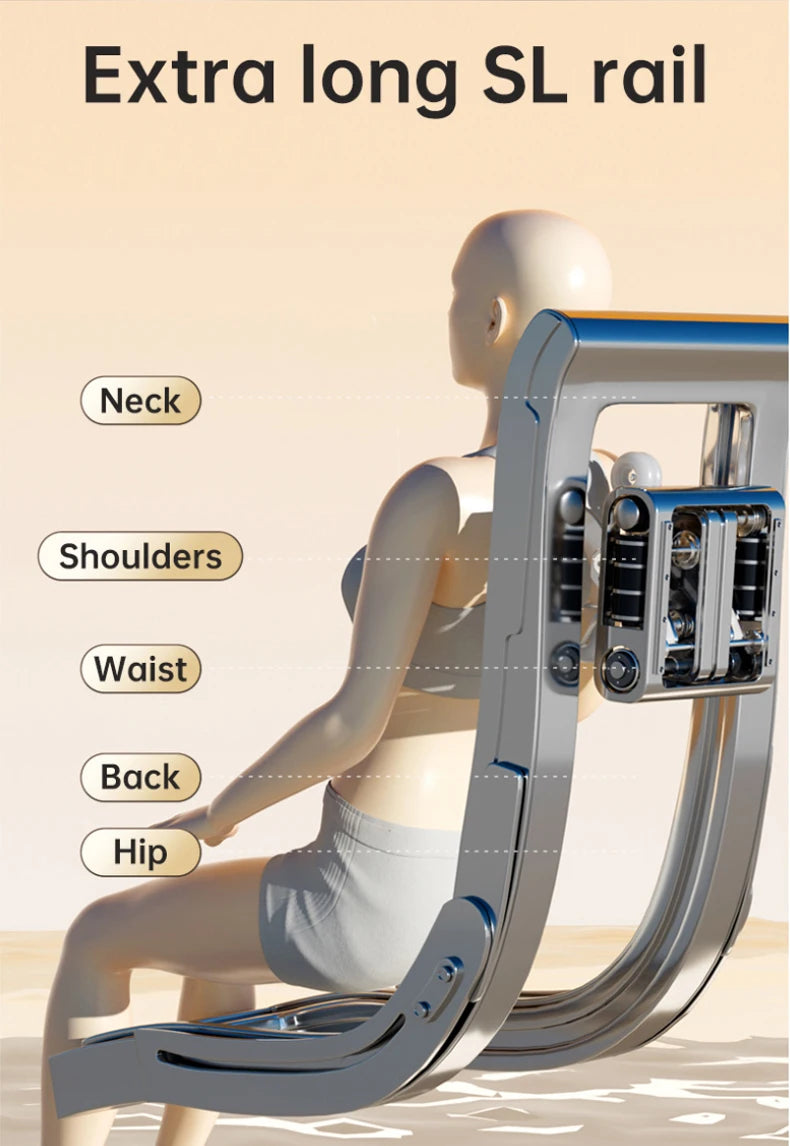 3 Years Warranty Luxury Massage Chair SL Dual Track Touch Voice Armrests Body detection 4D Zero gravity HiFi Bluetooth Heating