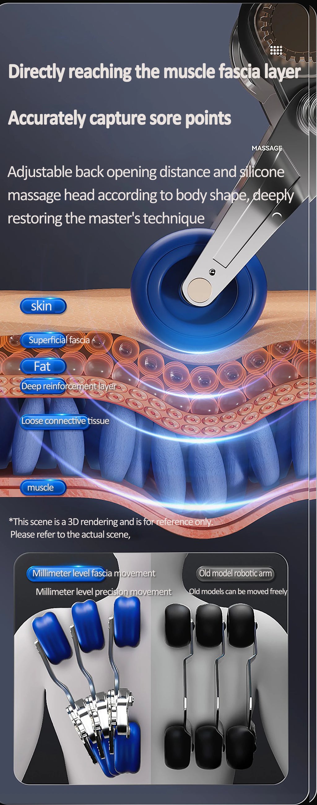 Best 4d Zero Gravity Massage Chair With SL Rail Design Full Body Airbag Massage Foot Rollers Bluetooth Audio Relaxation