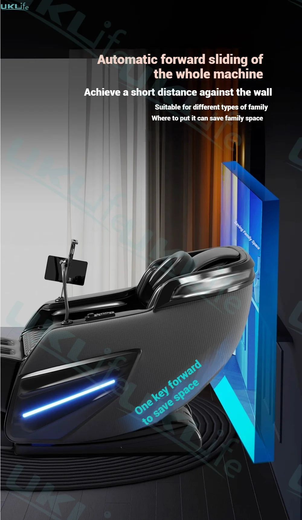 6D Jade 6-Roller Massage Chair w/ Thai Stretch, Zero Gravity & AI Voice - Shiatsu Recliner for Home/Office, 3-Year Warranty