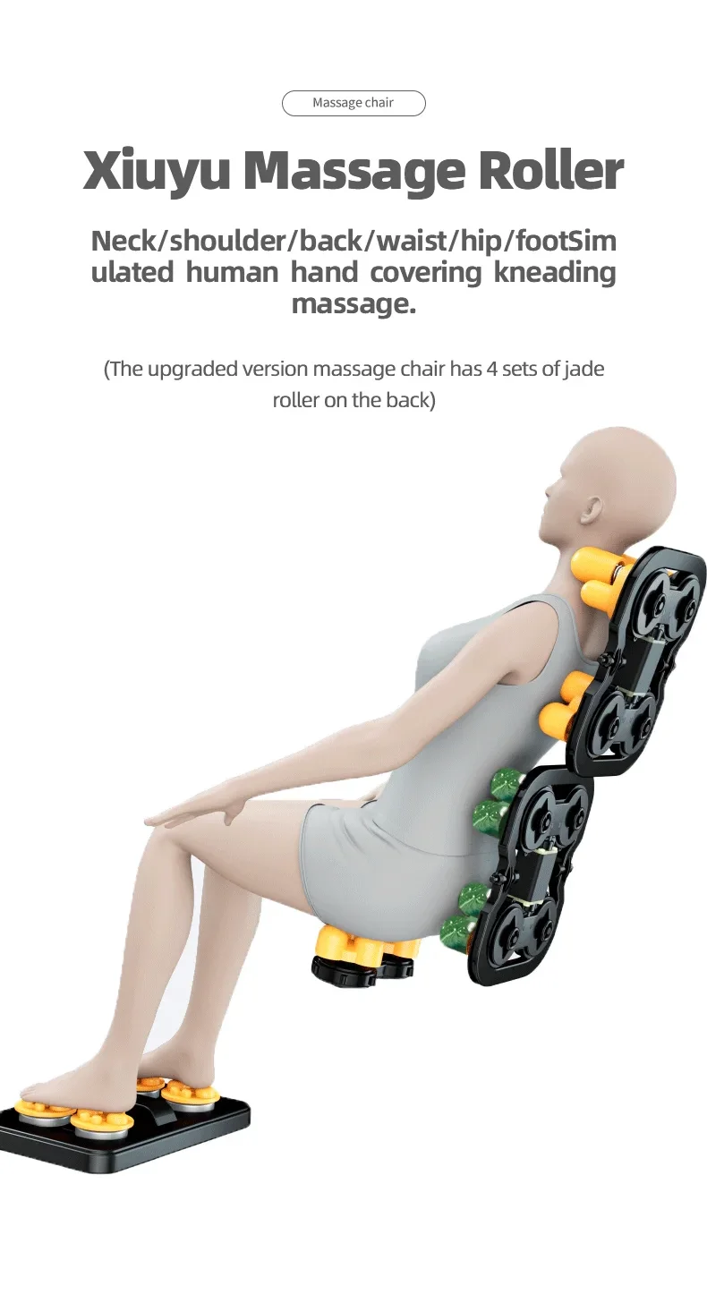 UKL-103-Fully Automatic Massage Chair, Bluetooth Heating, HiFi, Zero Gravity, Russian Control Screen, Diversification Roller, Lo