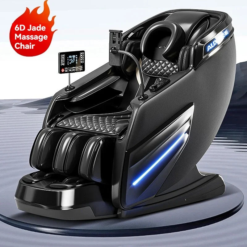 6D Smart Full Body Massage Chair Zero Gravity Relaxing Massage Recliner Chairs with SL-Track Bluetooth Speaker Heating Massage
