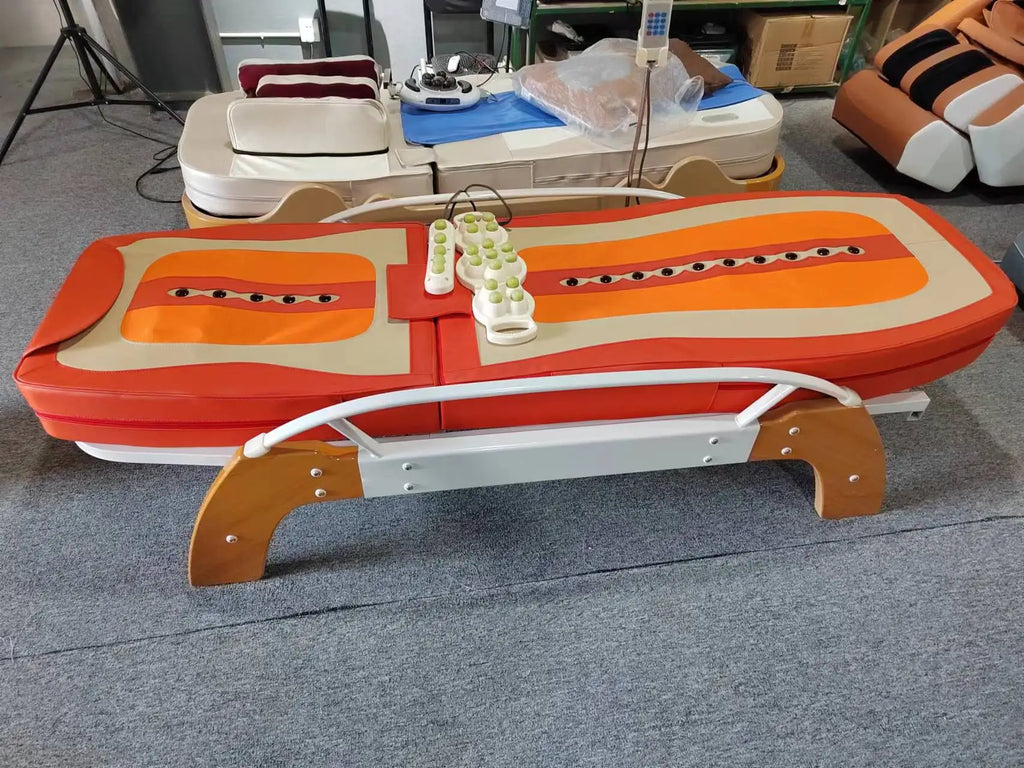 Jade Massage Bed Best Warm LCD Automatic Electric Rolling Jade Stone Thermal Heat Massage Bed Ceragem With jade bed massage