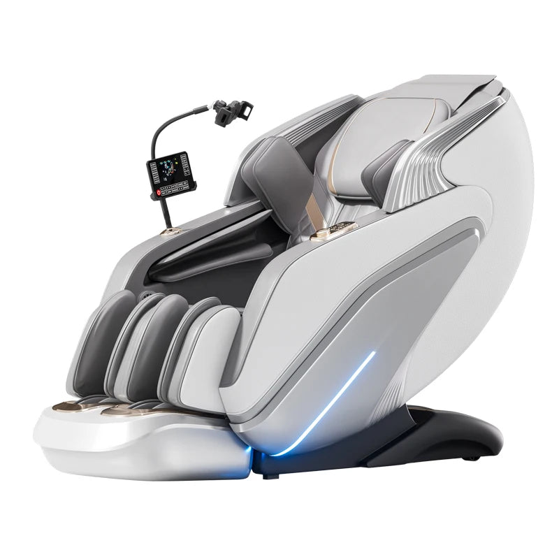 New Upgraded Super-large Cockpit Massage Chair Zero Gravity 4D Full Body Automatic Multifunction Intelligent Home Recliner Sofa