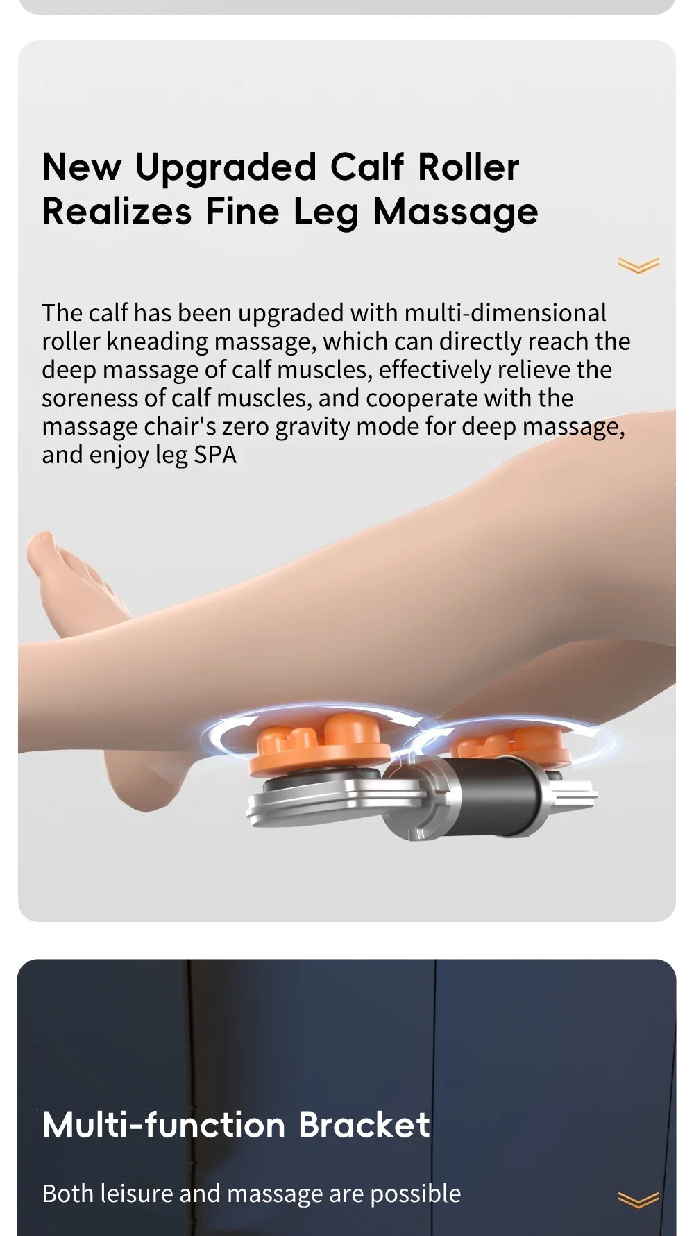 Jade-Inspired 4D Flex Mechanism SL-Track Massage Chair Lotus-Silicone Massage Nodes with Calf Kneading Roller Home Leisure Sofa