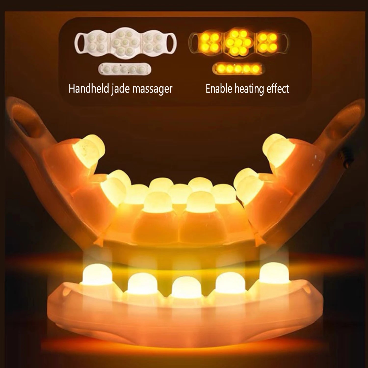 Jade Massage Bed Best Warm LCD Automatic Electric Rolling Jade Stone Thermal Heat Massage Bed Ceragem With jade bed massage