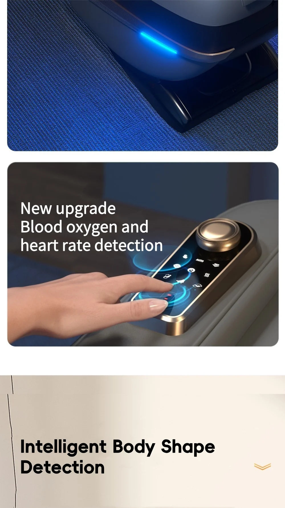 Jade-Inspired 4D Flex Mechanism SL-Track Massage Chair Lotus-Silicone Massage Nodes with Calf Kneading Roller Home Leisure Sofa