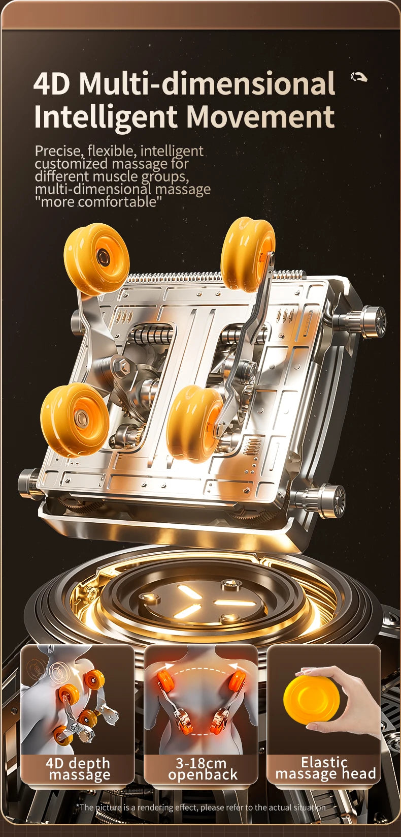 New Upgraded Super-large Cockpit Massage Chair Zero Gravity 4D Full Body Automatic Multifunction Intelligent Home Recliner Sofa