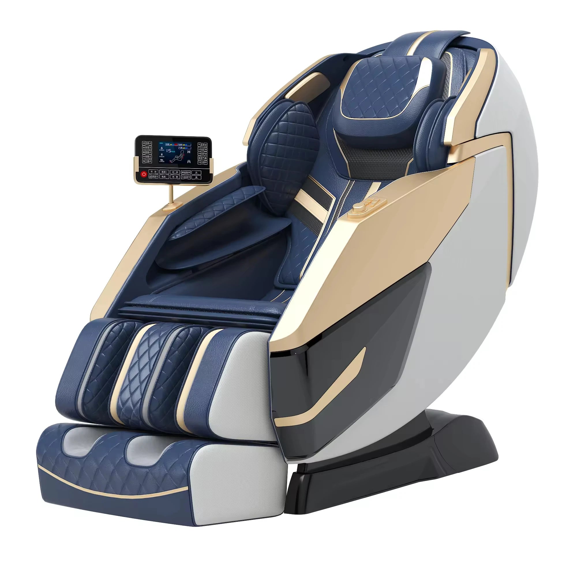 Electric Massage Chair Foot Roller Massage Lounge Chair Full Body Zero Gravity Stretching 4D Massage Chair 2025