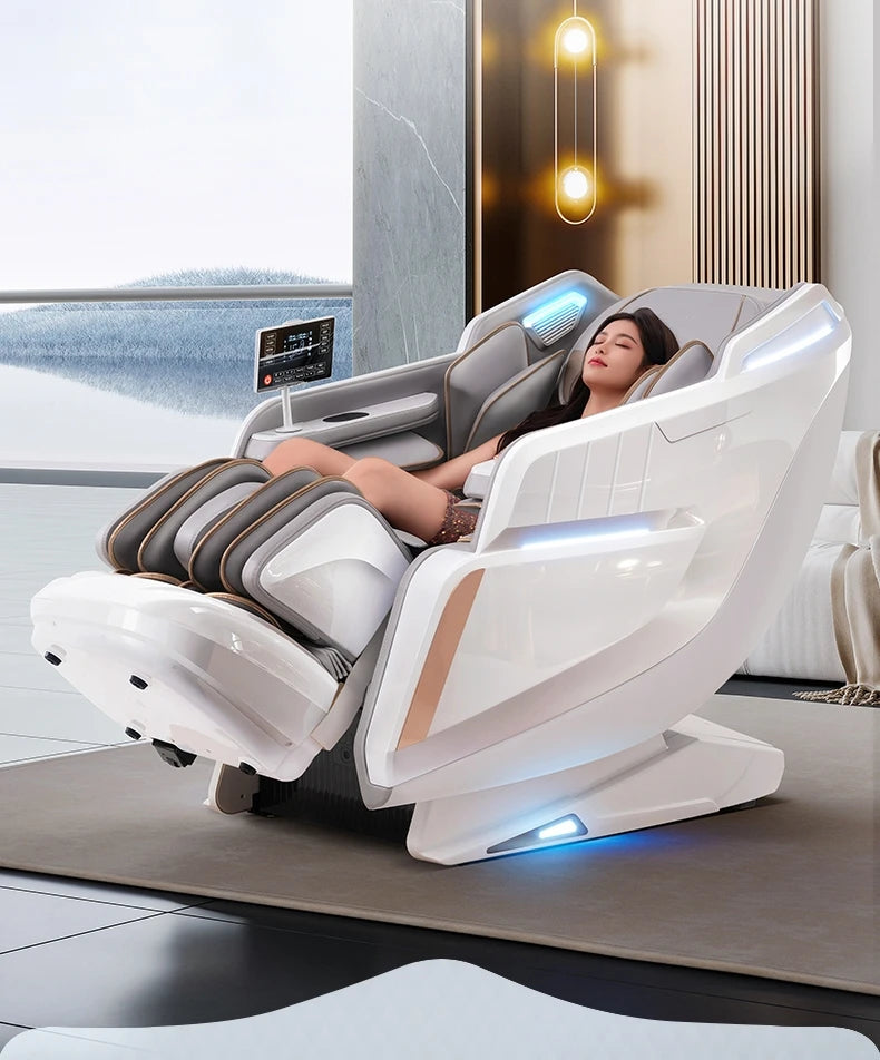 2025 Premium 4D Smart Massage Chair Full-Body Luxury Space Capsule with Multifunction Triple Control Operation‌ Home Office Use