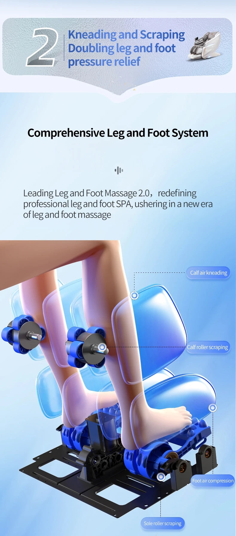 2025 Premium 4D Smart Massage Chair Full-Body Luxury Space Capsule with Multifunction Triple Control Operation‌ Home Office Use