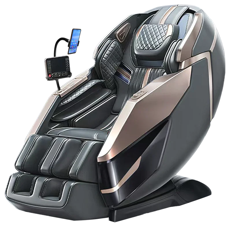 Electric Massage Chair Foot Roller Massage Lounge Chair Full Body Zero Gravity Stretching 4D Massage Chair 2025