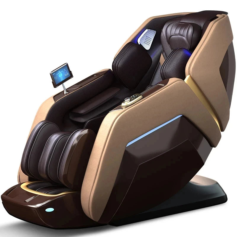 2025 New Model 4D+4D Dual Core Massage Chair with 25 Programs, Airbag Full Body, Health Scan, Zero Gravity, Lumbar Heating