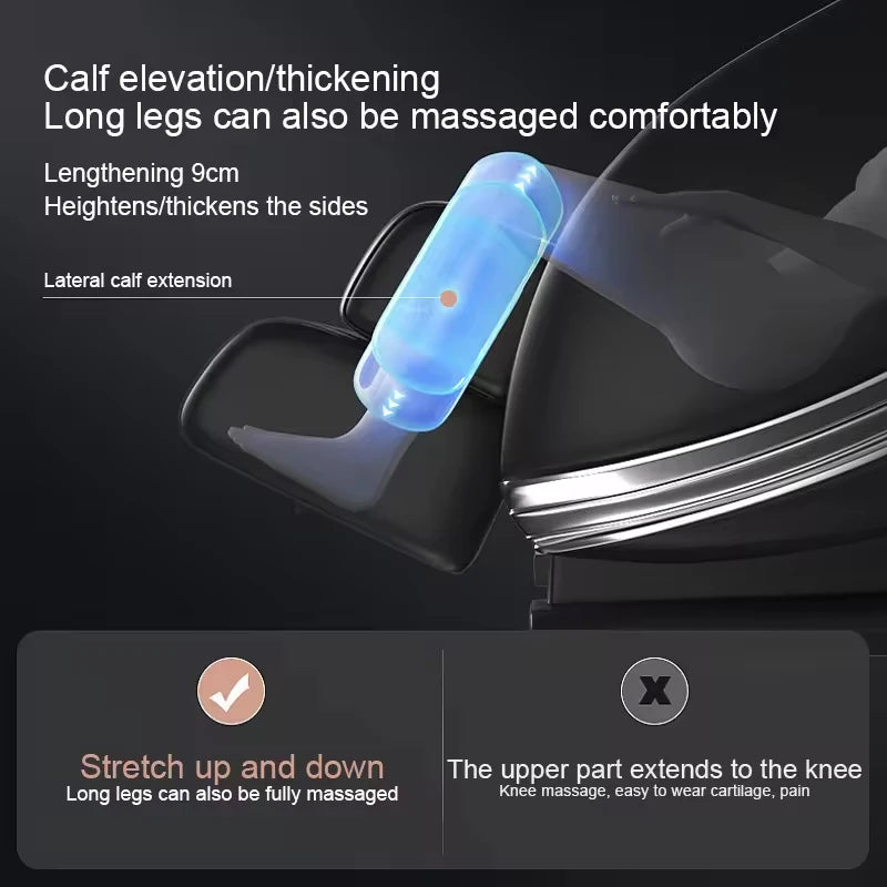 2 Year Warranty 4D SL Airbag Zero Gravity full body Massage Chair Home 3D Office Foot Roller Shiatsu Office Chair Massage Sofa