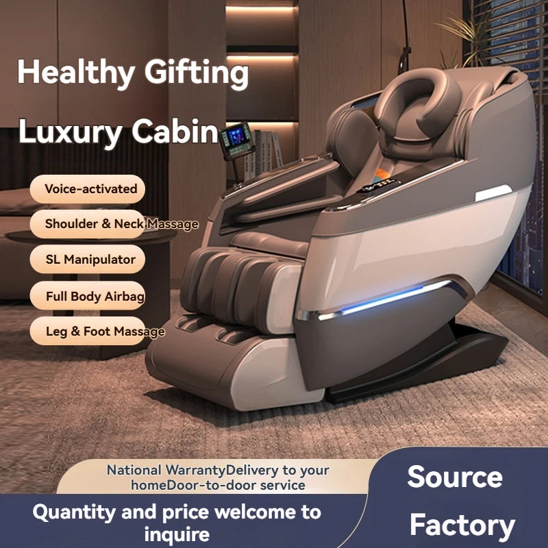 Heated Massage Chair Full Body  4D Body Massage Chair Recliner Therapy Zero Gravity SL Track Electric Relaxing Massage Chairs