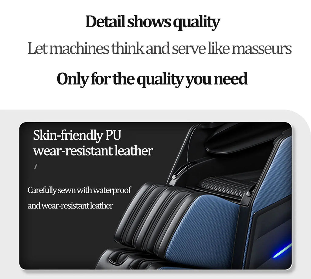 3  Year Warranty UKLife 4D SL-Track Full Body Air Bag Zero Gravity  Luxury Electric Massager Chairs For Office  Massage Sofa