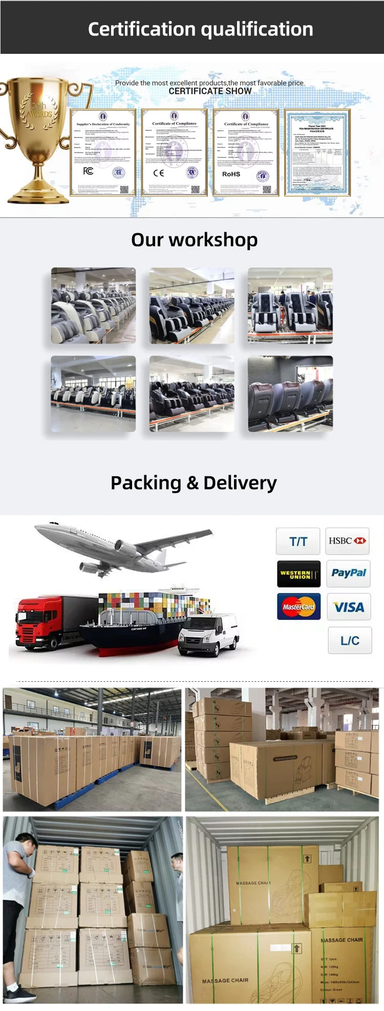 Electric Full Body Massage Chair 4D+3D Zero Gravity SL Track Dual Core Thai Stretch Smart Full Body Relaxation Massage Chairs