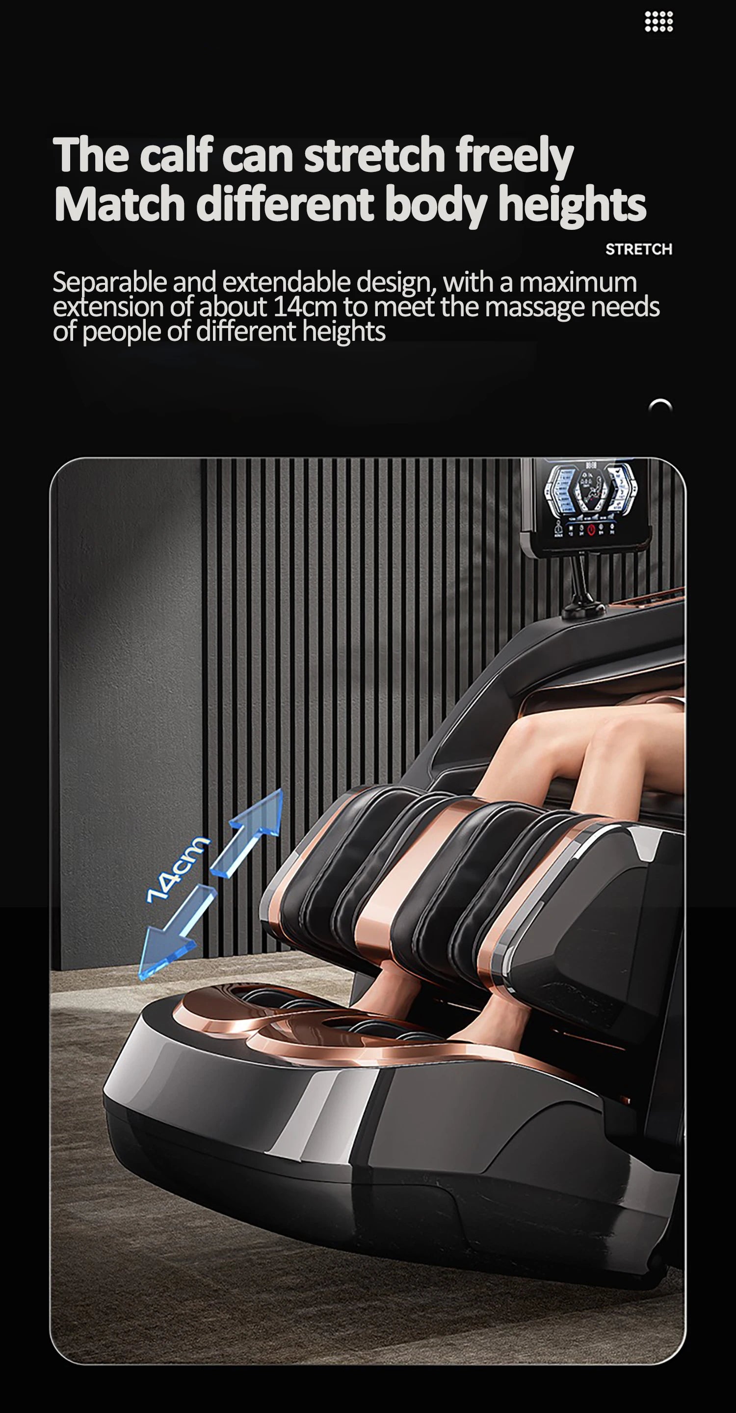 Best 4d Zero Gravity Massage Chair With SL Rail Design Full Body Airbag Massage Foot Rollers Bluetooth Audio Relaxation