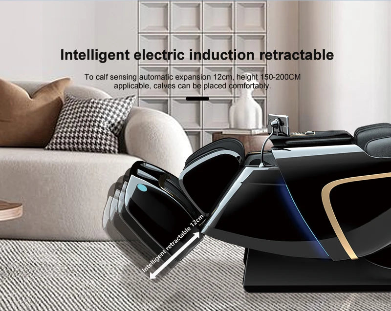 USA Local Delivery 135cmSL Shiatsu 4D Heating Airbag Zero Gravity full body Massage Chair Home Office Chair