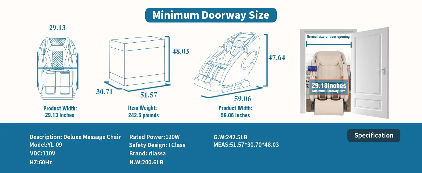 APP Control 4D Massage Chairs SL-Track Full Body Shiatsu Recliner Zero Gravity Massager with Yoga Stretching Foot Massage Roller