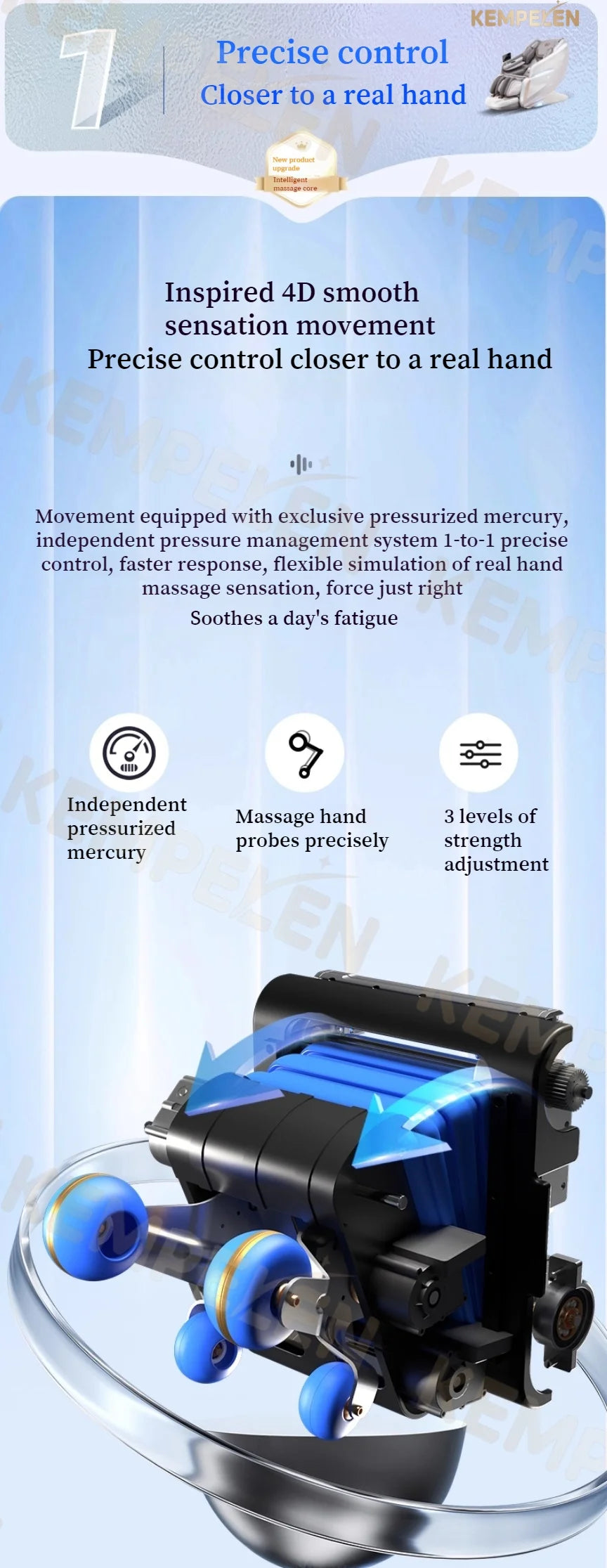 3D Massage Chair SL Track with AI Voice Control | Thai Stretch, Heating, Full Body Airbags, Foot Rollers, Bluetooth Music