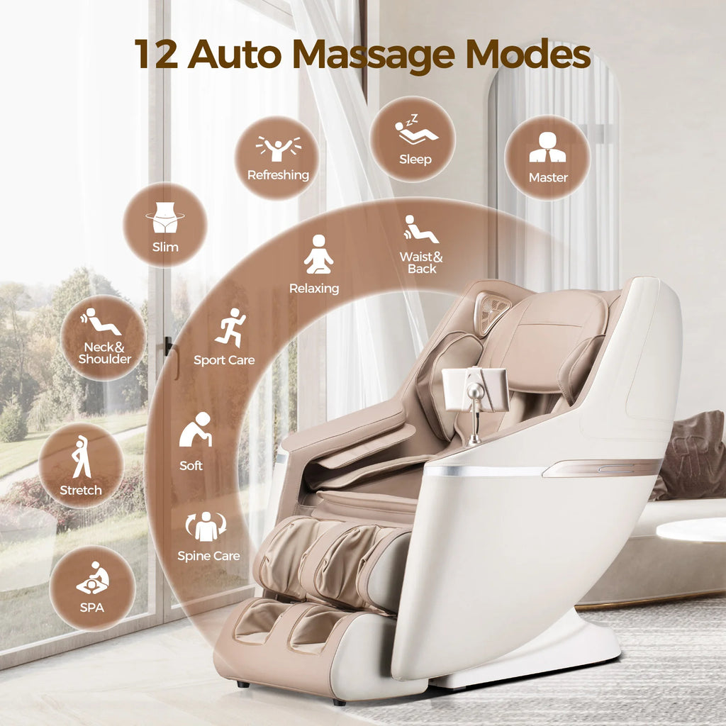 2 Year Warranty 4D SL Airbag Zero Gravity full body Massage Chair Home 3D Office Foot Roller Shiatsu Office Chair Massage Sofa