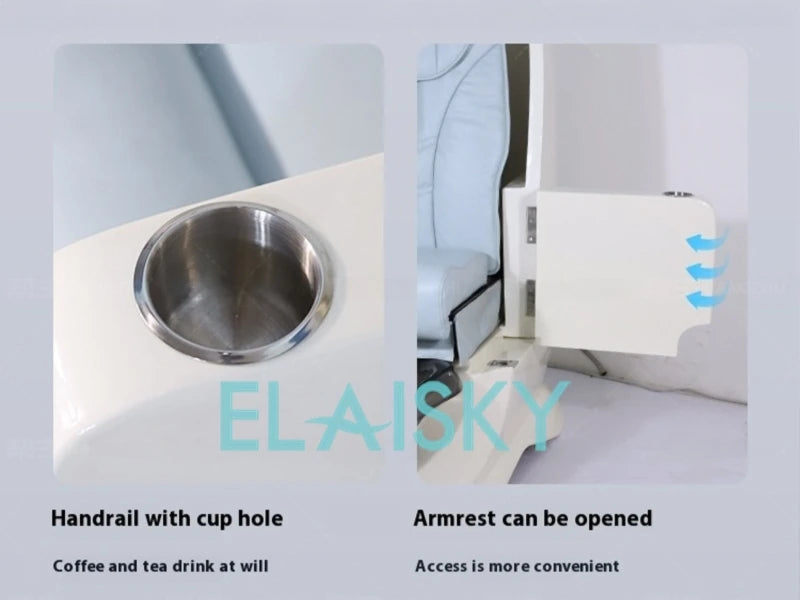 Eggshell Space Cabin Sofa Manicure Pedicure Chair Foot Spa Nail Salon Foot Bath Massage Pedicure Chair High-end Salon Sofa Chair