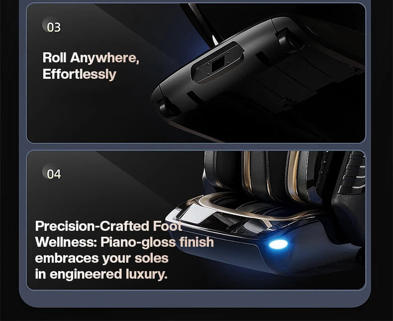 Dual Core Massage Chair Full Body 4D+3D Zero Gravity SL-Track Shiatsu Smart Massage Recliner Chairs with Body Scan, Heating