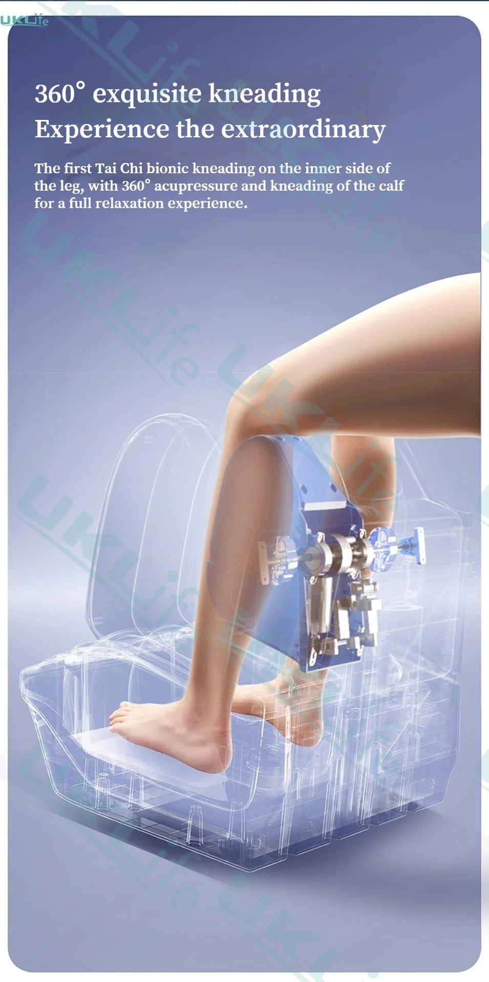 Dual Core 6D Massage Chair with SL Track, Heating Shawl, Thai Stretch & AI Voice - Full Body Zero Gravity Recliner