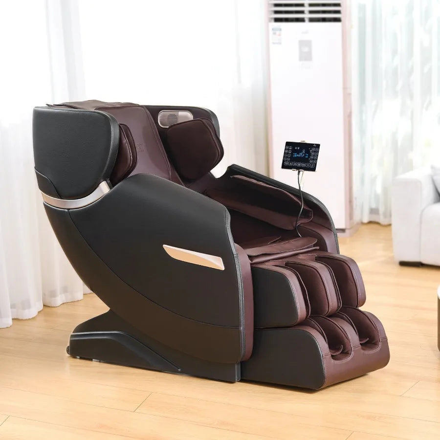 VEVOR Massage Chair Full Body Zero Gravity Recliner with Multi Auto Modes 3D Shiatsu Heating  Speaker Airbag Foot Roller and To