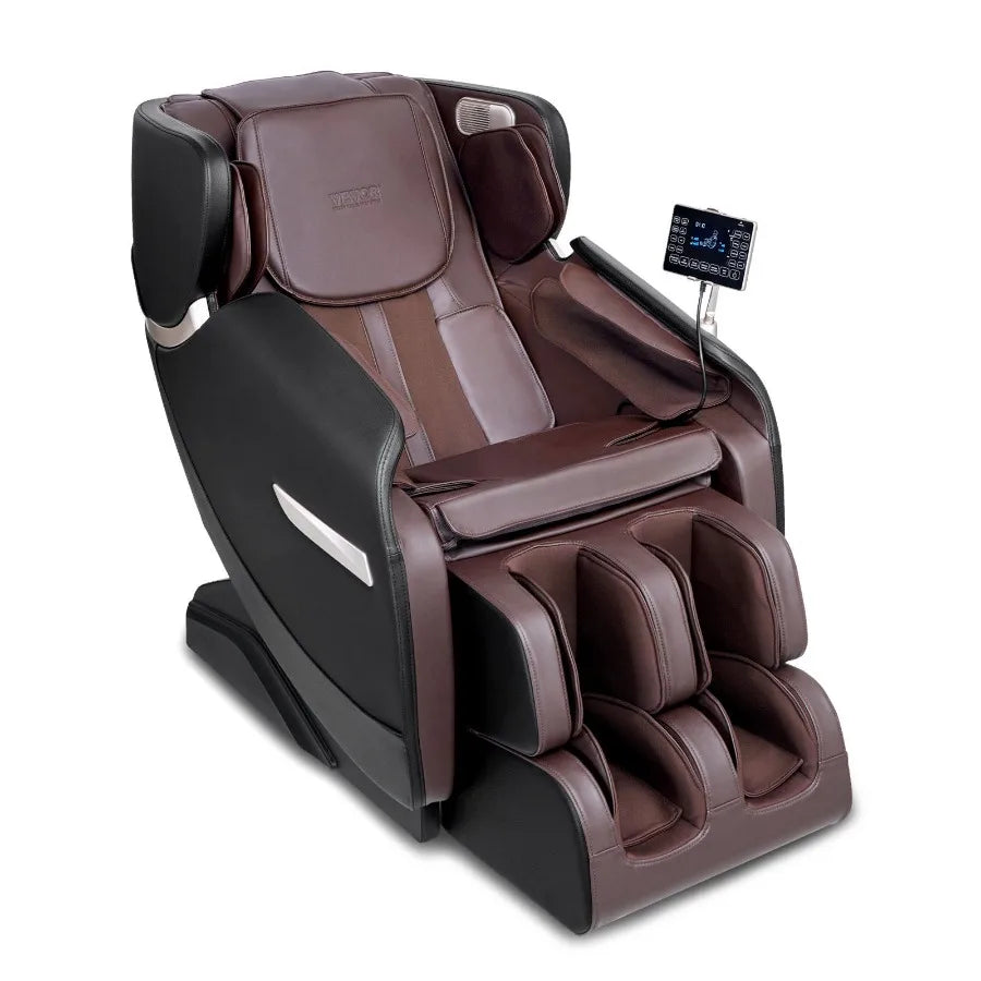 VEVOR Massage Chair Full Body Zero Gravity Recliner with Multi Auto Modes 3D Shiatsu Heating  Speaker Airbag Foot Roller and To