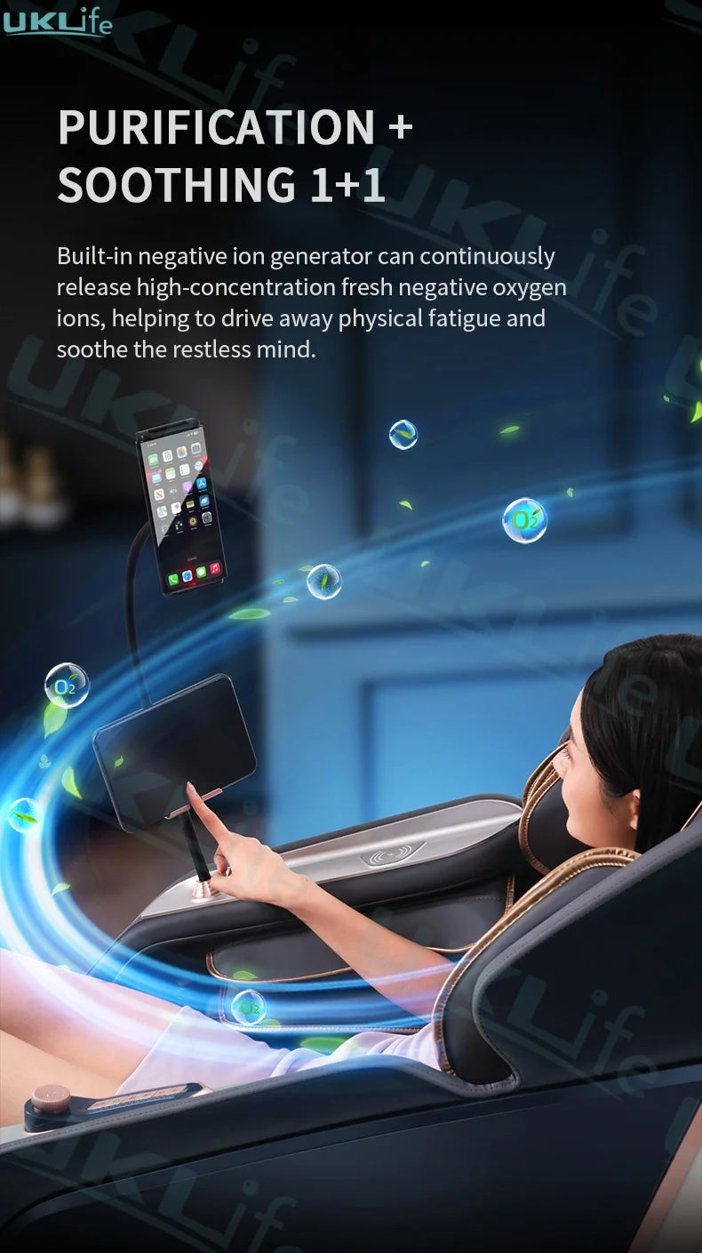 3 Year Warranty SL Track 3D Zero Gravity 4D Waist Heating Luxury Massage Chair Full body Airbag Massage Sofa Home Office Chair