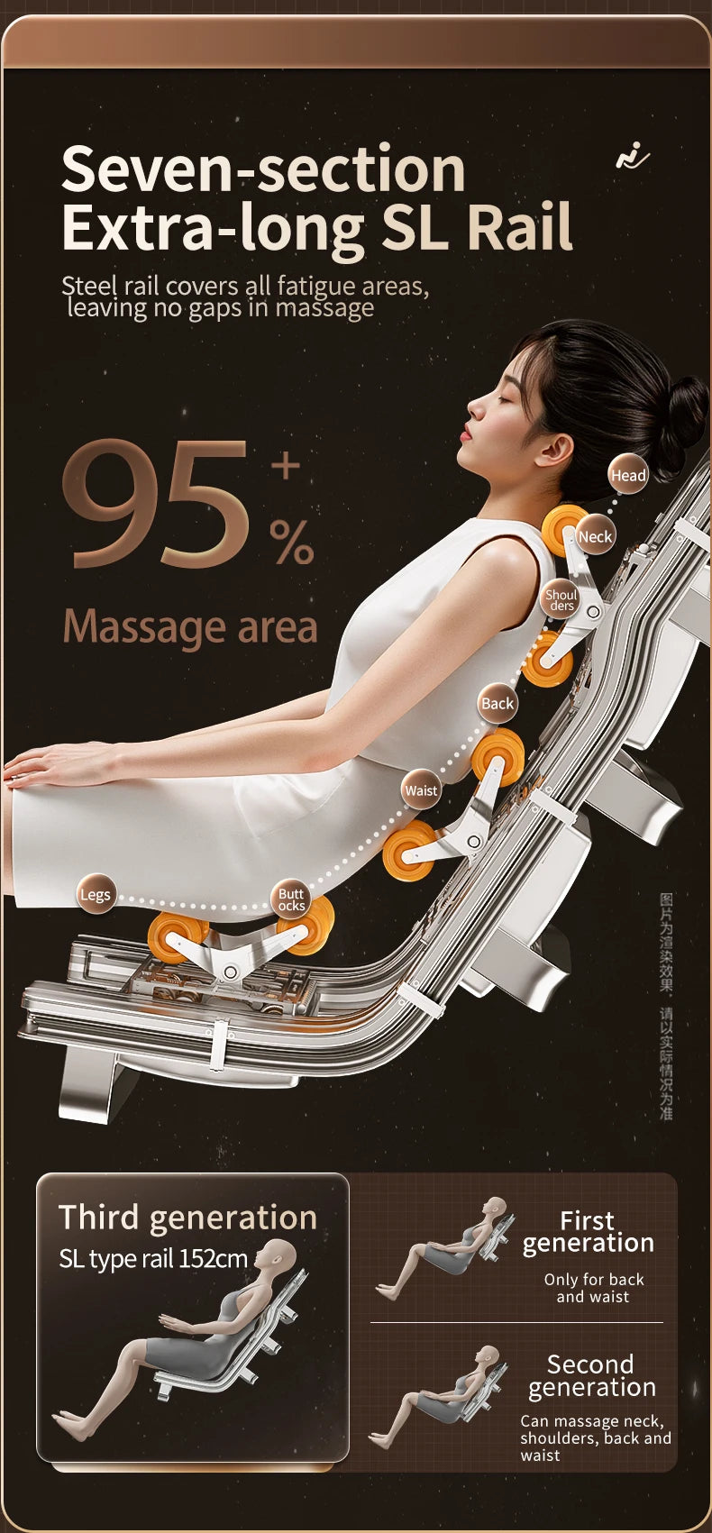 New Upgraded Super-large Cockpit Massage Chair Zero Gravity 4D Full Body Automatic Multifunction Intelligent Home Recliner Sofa